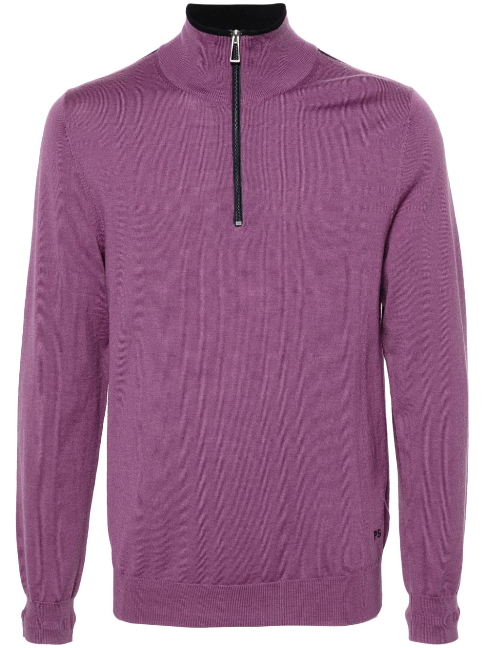 PS Paul Smith merino-wool half-zip sweater - Purple von PS Paul Smith