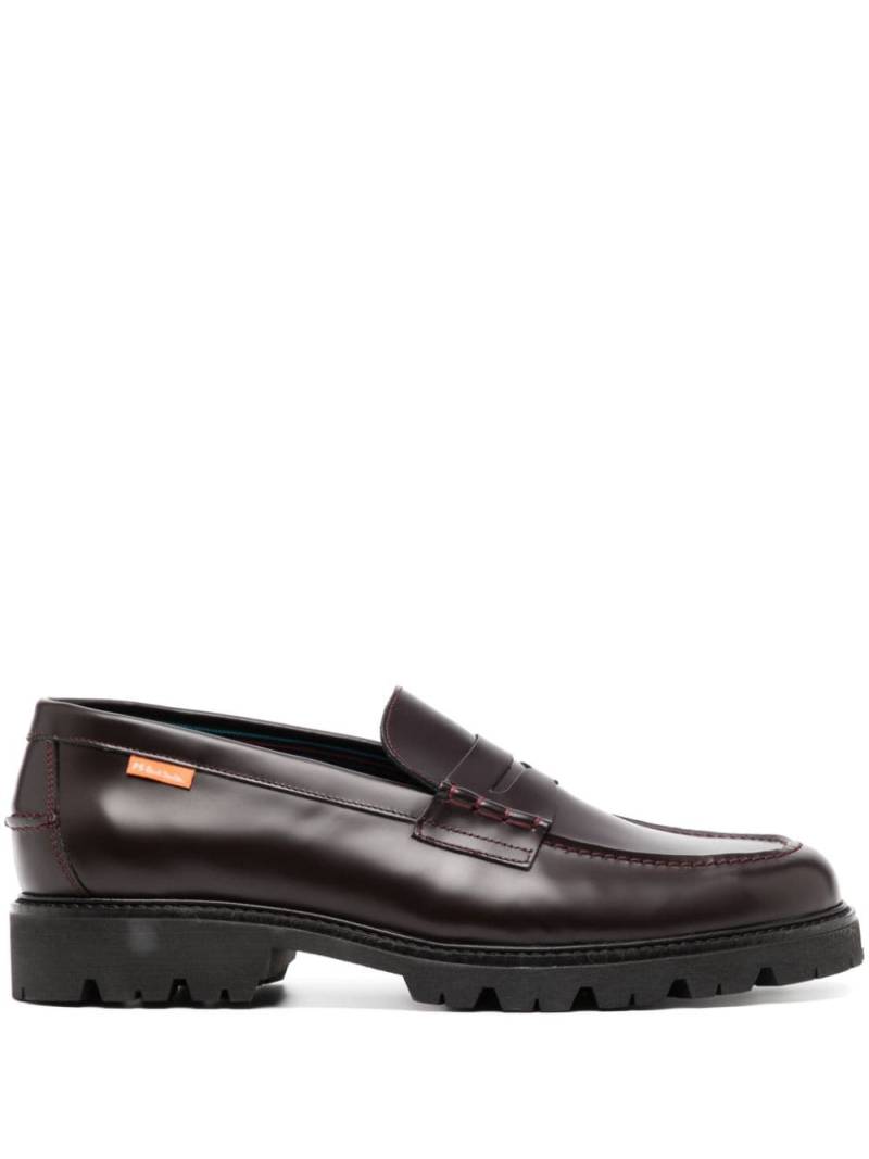 PS Paul Smith penny-slot leather loafers - Brown von PS Paul Smith