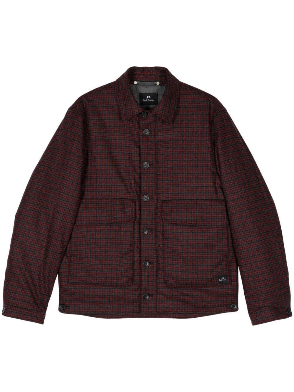 PS Paul Smith plaid-check jacket - Red von PS Paul Smith