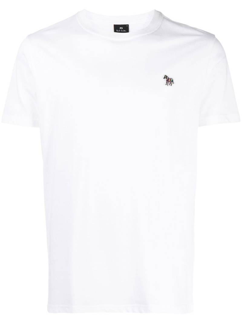 PS Paul Smith plain cotton T-shirt - White von PS Paul Smith