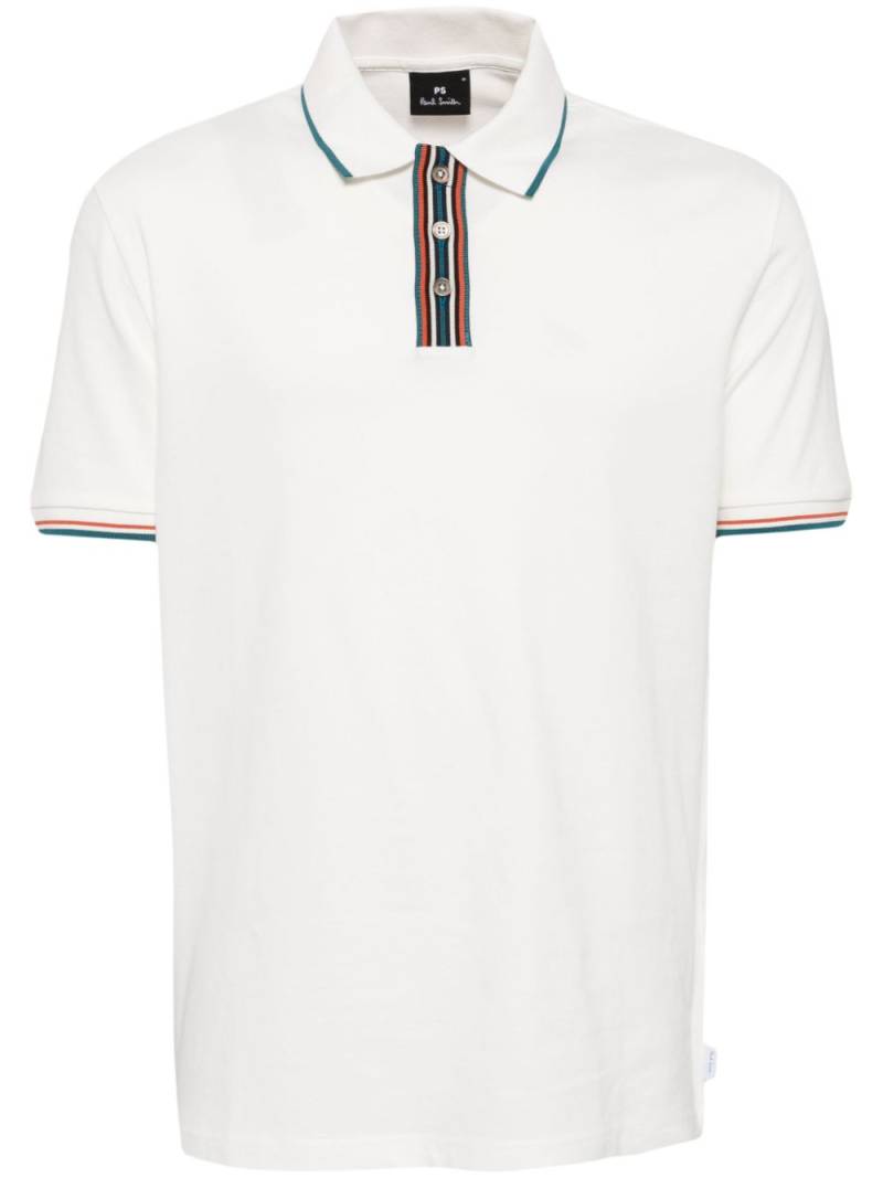 PS Paul Smith polo shirt - White von PS Paul Smith