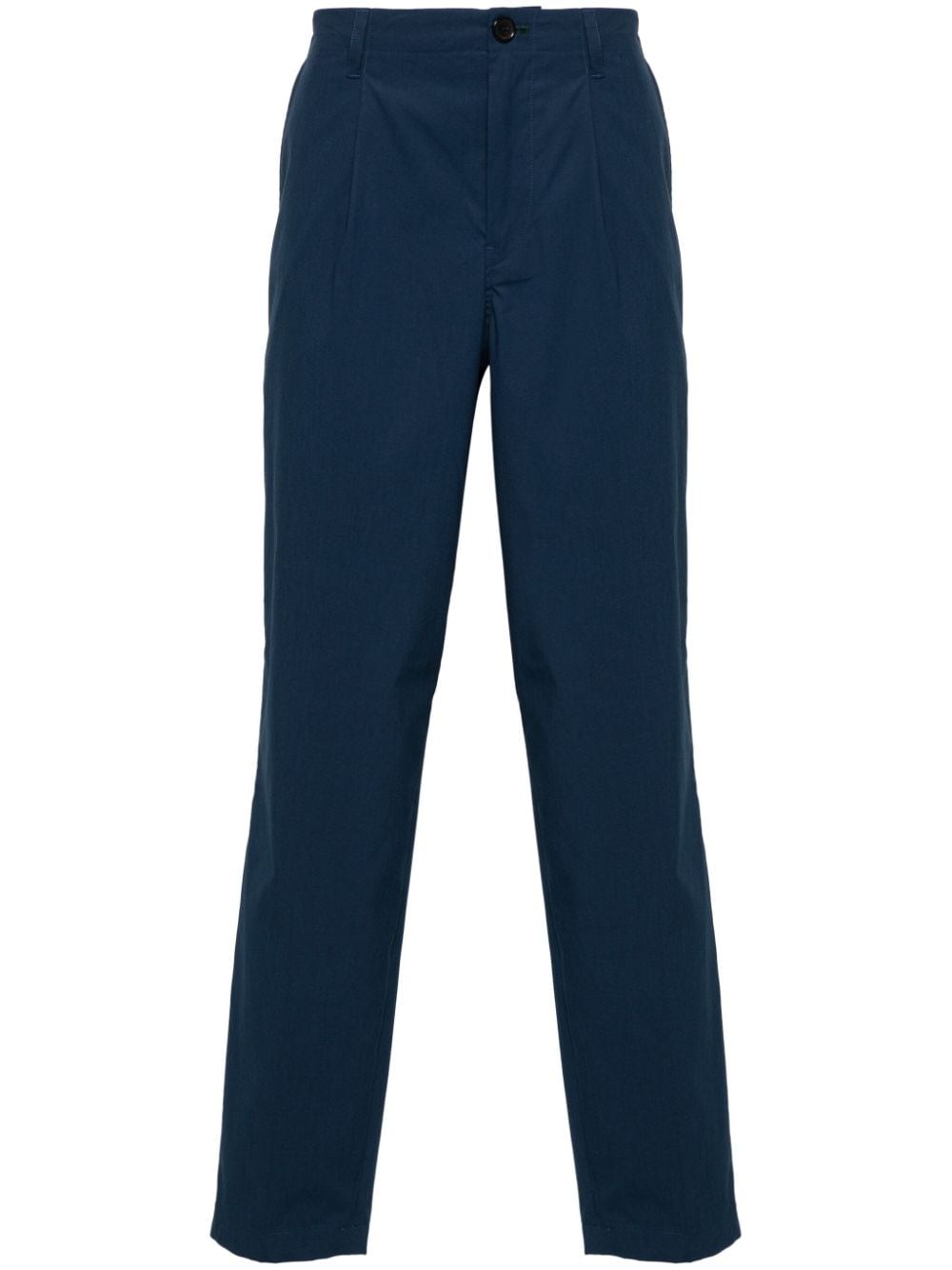 PS Paul Smith poplin cotton-blend trousers - Blue von PS Paul Smith