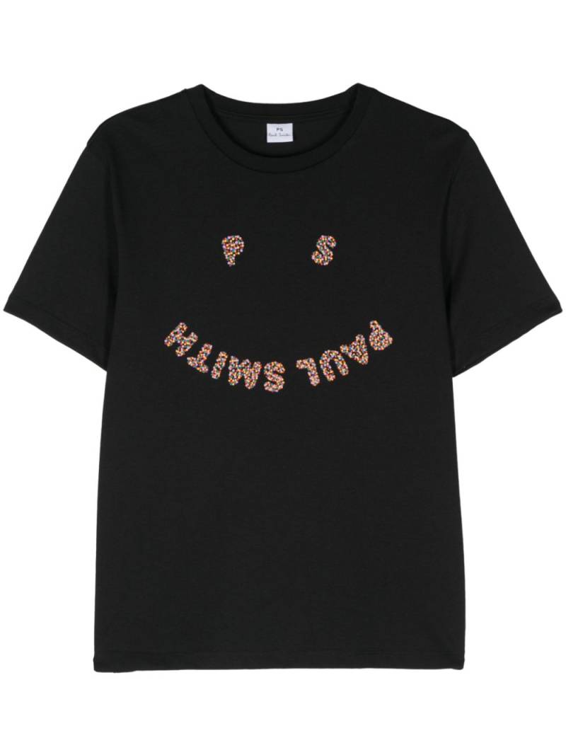 PS Paul Smith raised-logo T-shirt - Black von PS Paul Smith