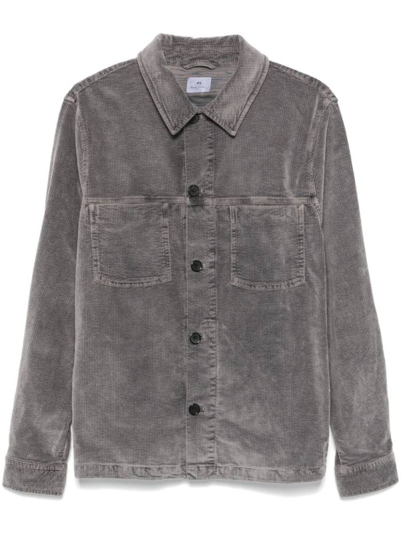 PS Paul Smith seersucker corduroy jacket - Grey von PS Paul Smith