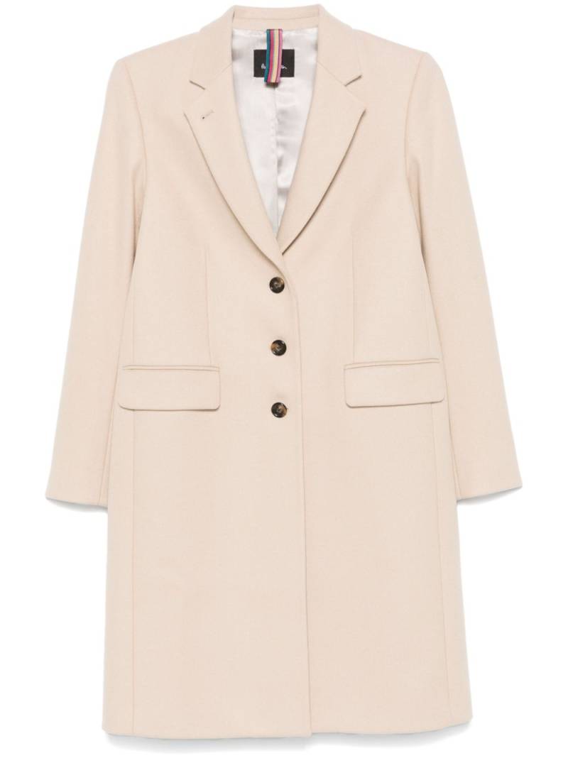 PS Paul Smith single-breasted coat - Neutrals von PS Paul Smith