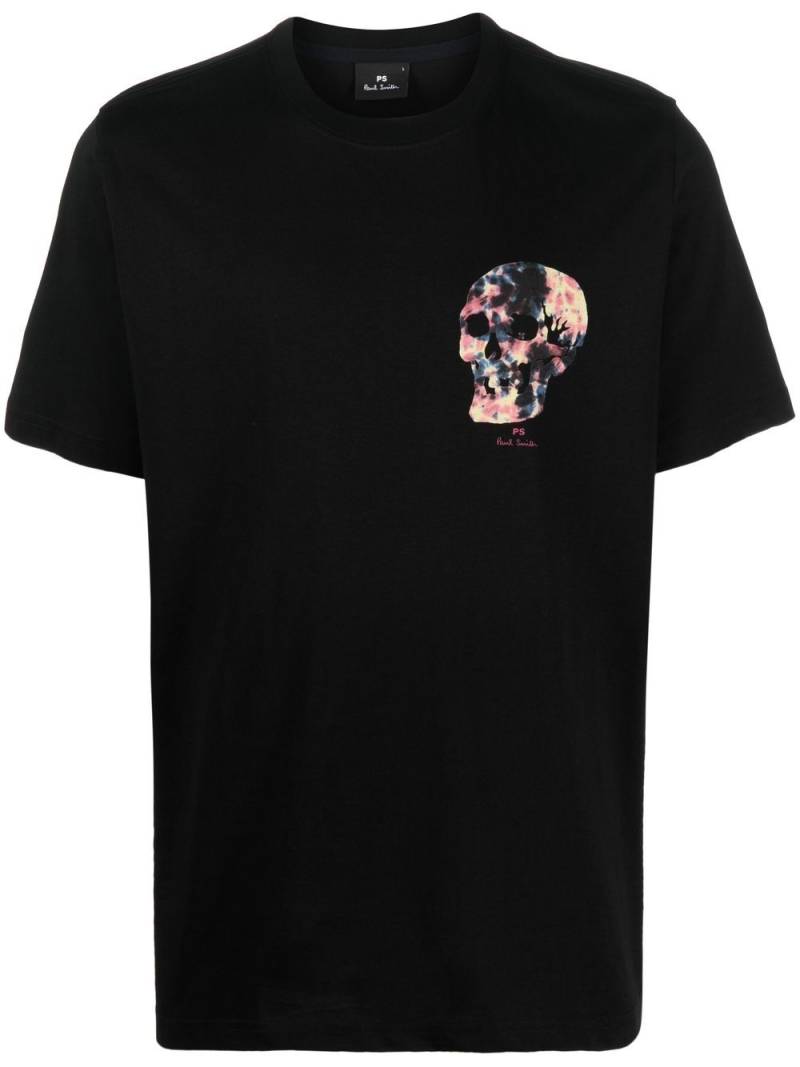 PS Paul Smith skull-print detail T-shirt - Black von PS Paul Smith