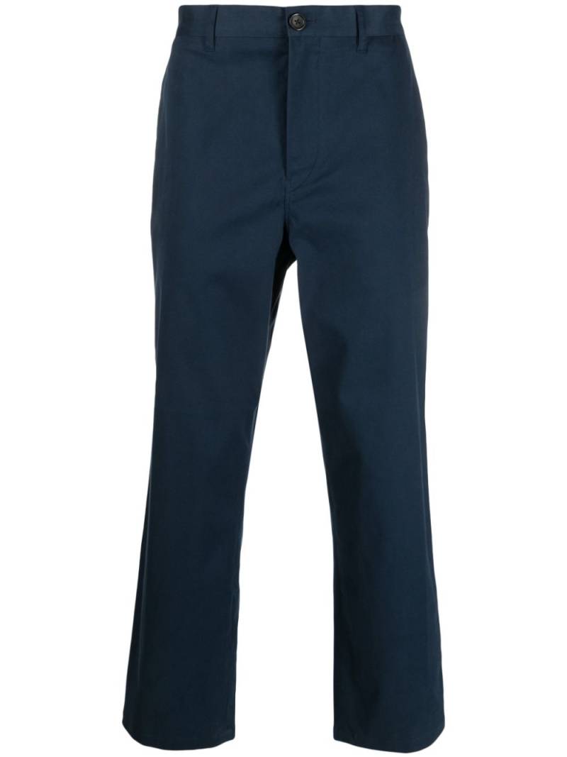 PS Paul Smith slim-fit cotton-blend chinos - Blue von PS Paul Smith