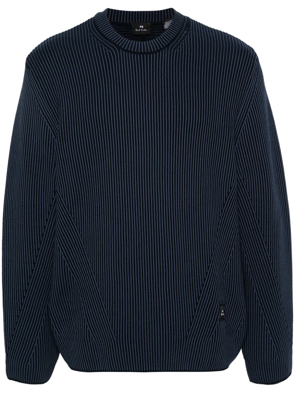 PS Paul Smith stripe-patterned jumper - Blue von PS Paul Smith