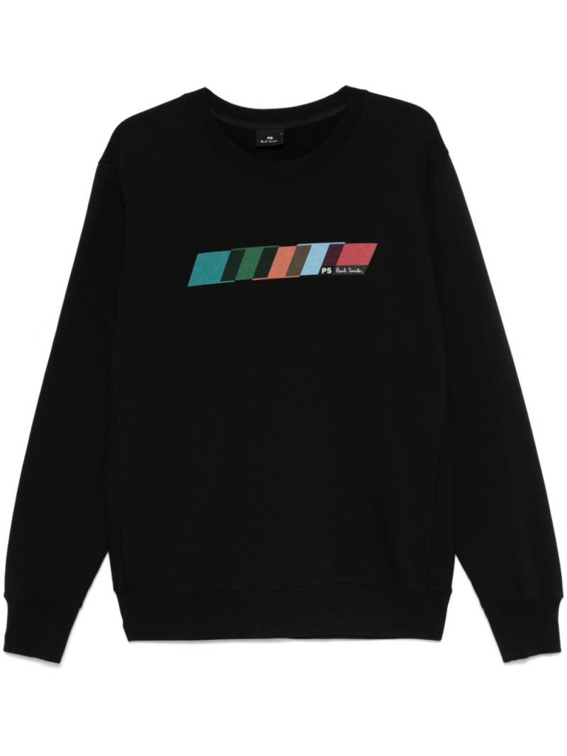 PS Paul Smith stripe-print sweatshirt - Black von PS Paul Smith