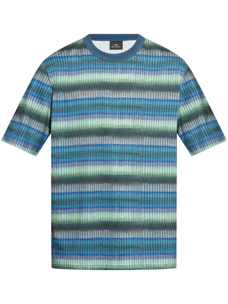 PS Paul Smith striped T-shirt - Blue von PS Paul Smith