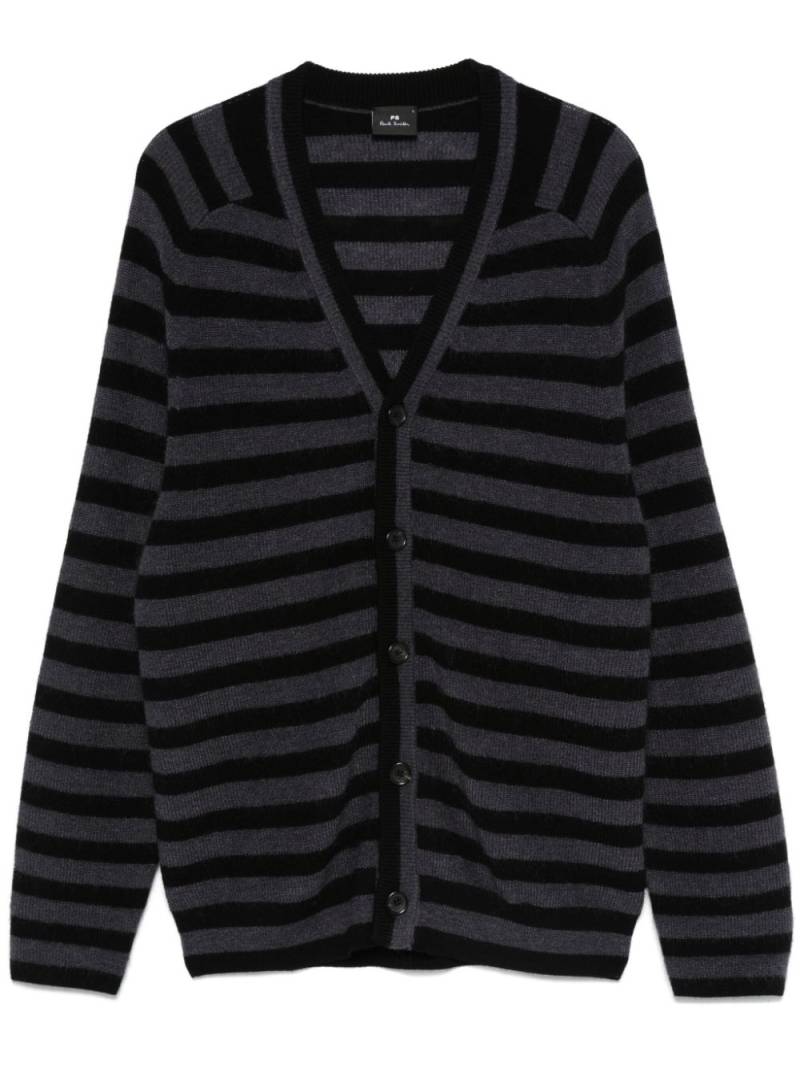 PS Paul Smith striped cardigan - Black von PS Paul Smith