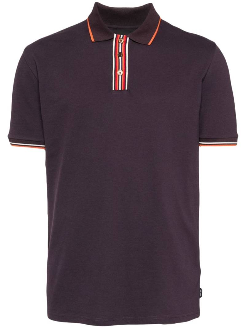 PS Paul Smith striped polo shirt - Purple von PS Paul Smith