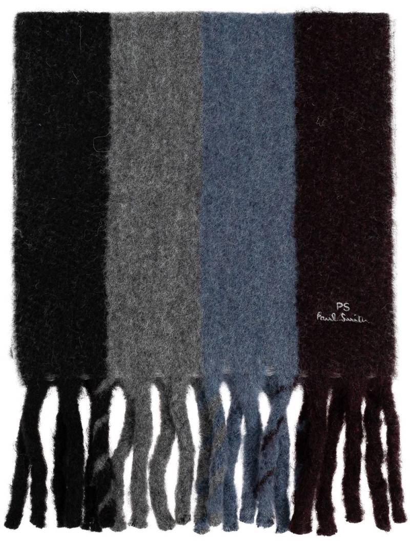 PS Paul Smith striped scarf - Black von PS Paul Smith