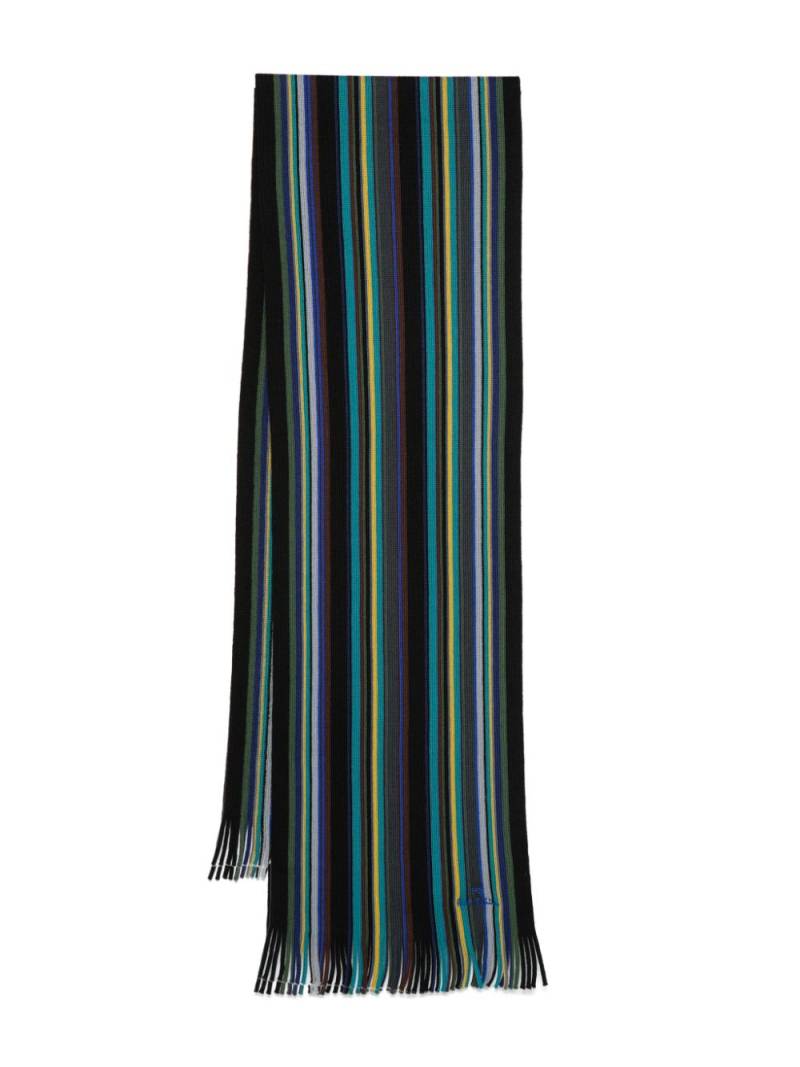 PS Paul Smith striped scarf - Black von PS Paul Smith