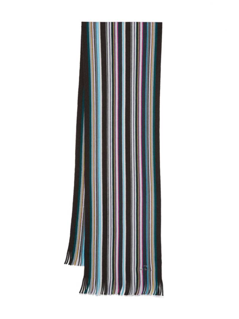 PS Paul Smith striped scarf - Grey von PS Paul Smith