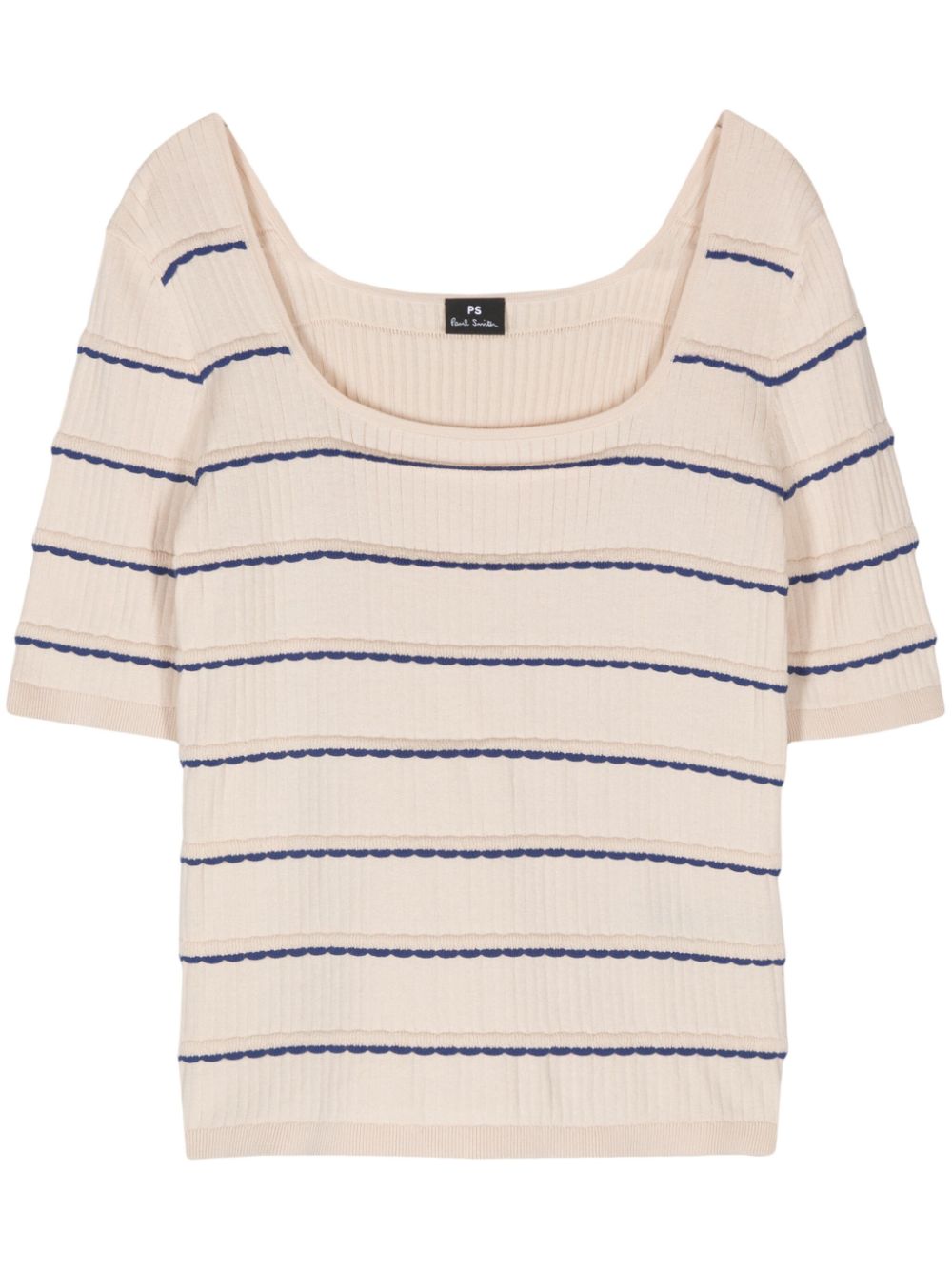 PS Paul Smith striped top - Neutrals von PS Paul Smith