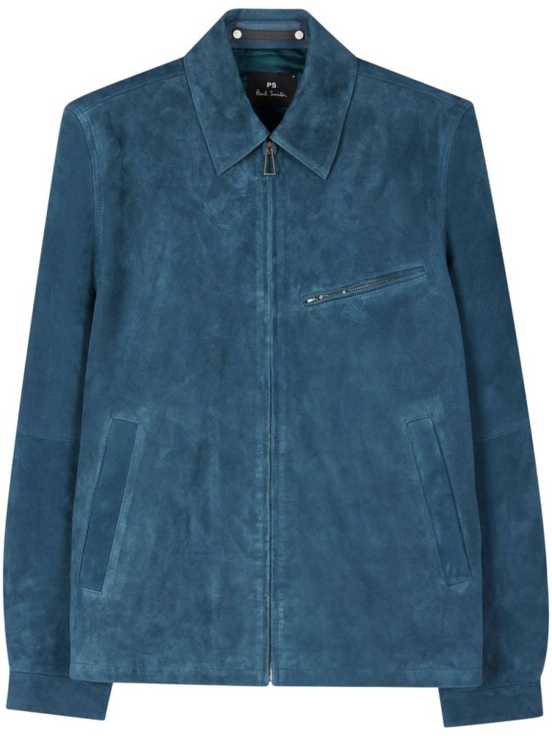 PS Paul Smith suede jacket - Blue von PS Paul Smith