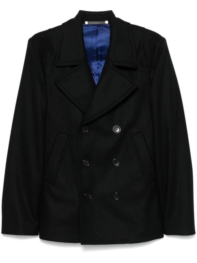 PS Paul Smith twill-weave peacoat - Black von PS Paul Smith