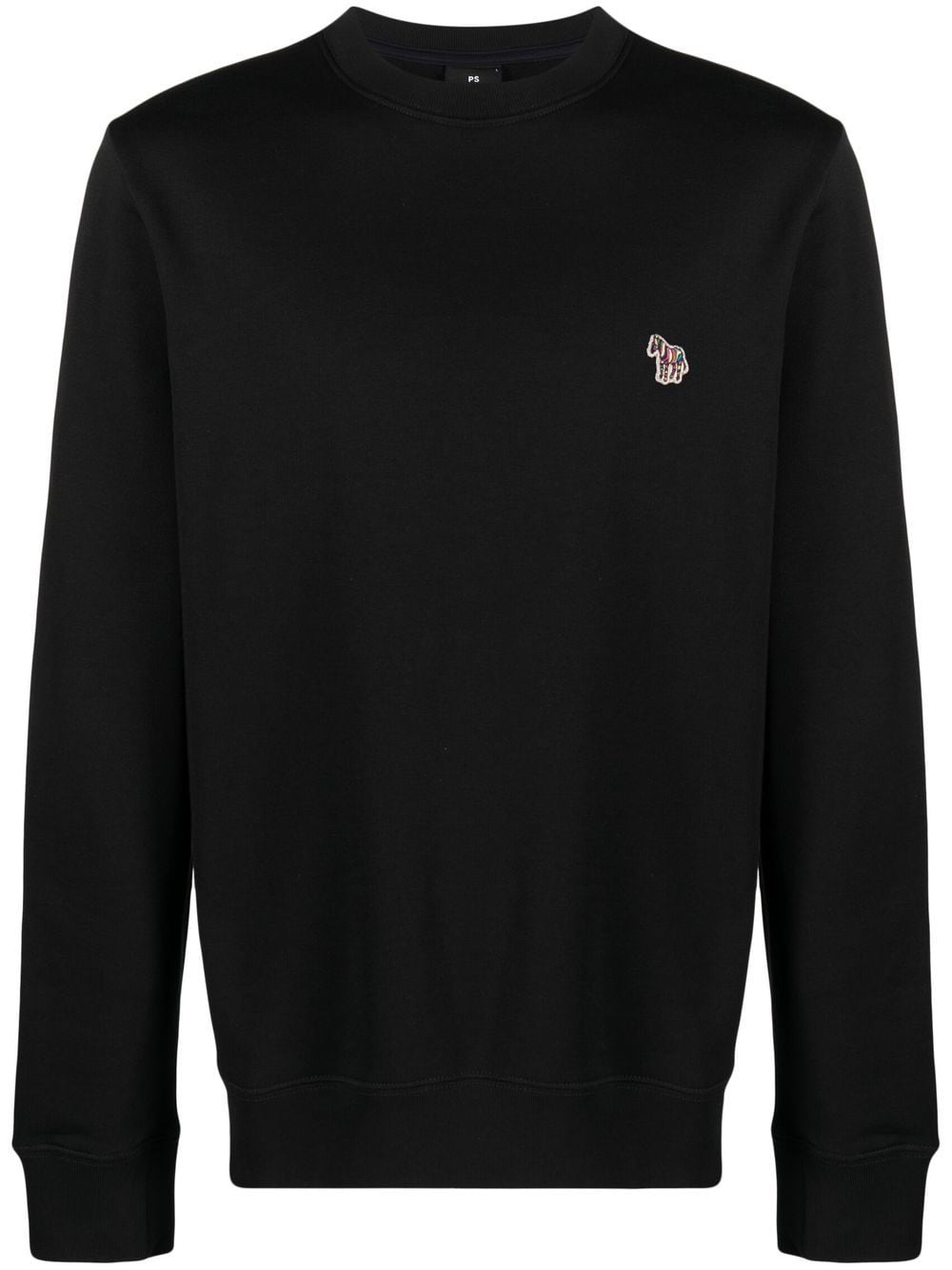 PS Paul Smith zebra-logo organic cotton sweatshirt - Black von PS Paul Smith