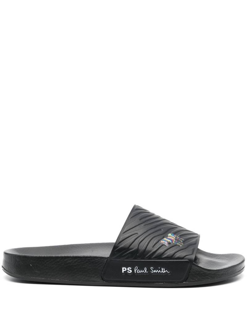 PS Paul Smith zebra-logo slides - Black von PS Paul Smith