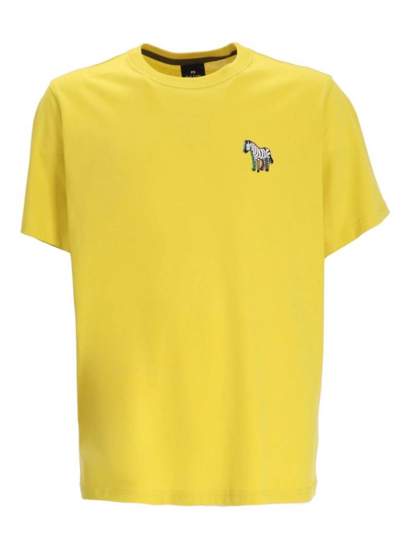 PS Paul Smith zebra motif t-shirt - Yellow von PS Paul Smith