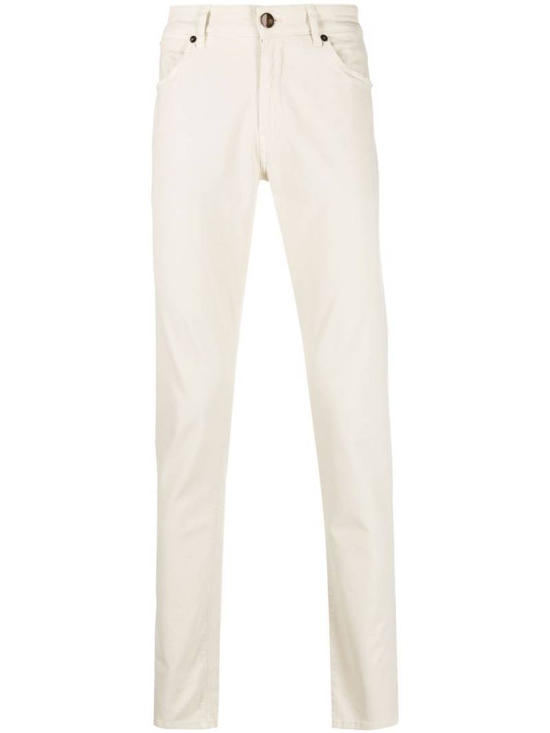 PT Torino mid-rise straight-leg trousers - Neutrals von PT Torino