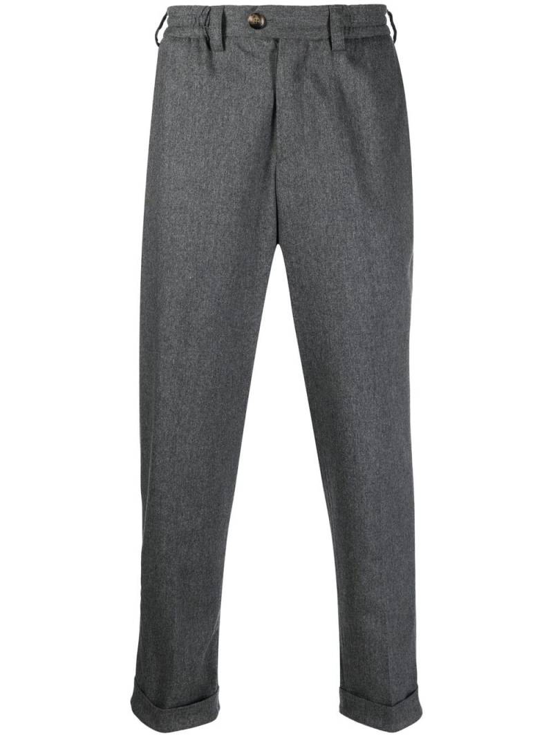 PT Torino straight-leg tailored trousers - Grey von PT Torino