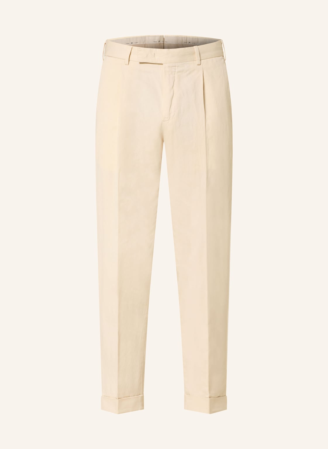 Pt Torino Chino Rebel Fit Mit Leinen beige von PT TORINO