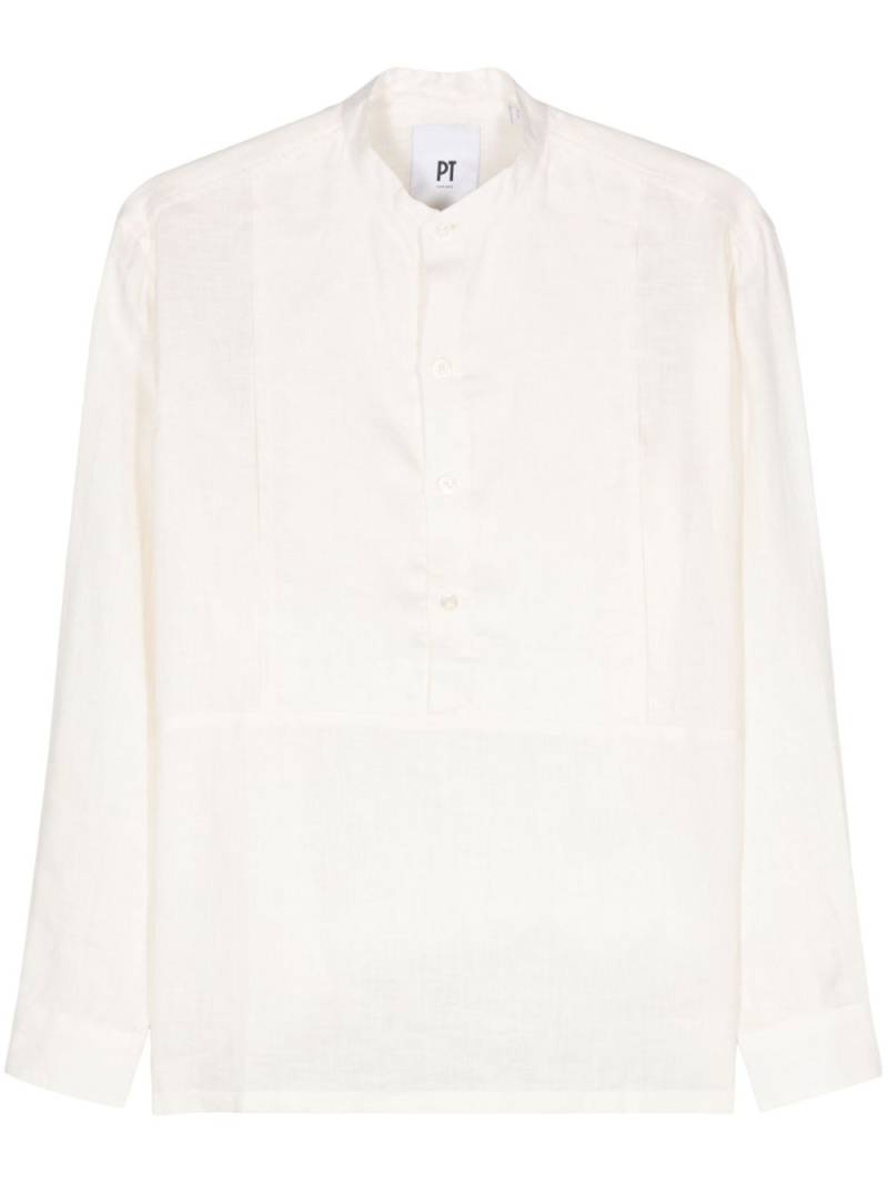 PT Torino Mariner linen shirt - White von PT Torino