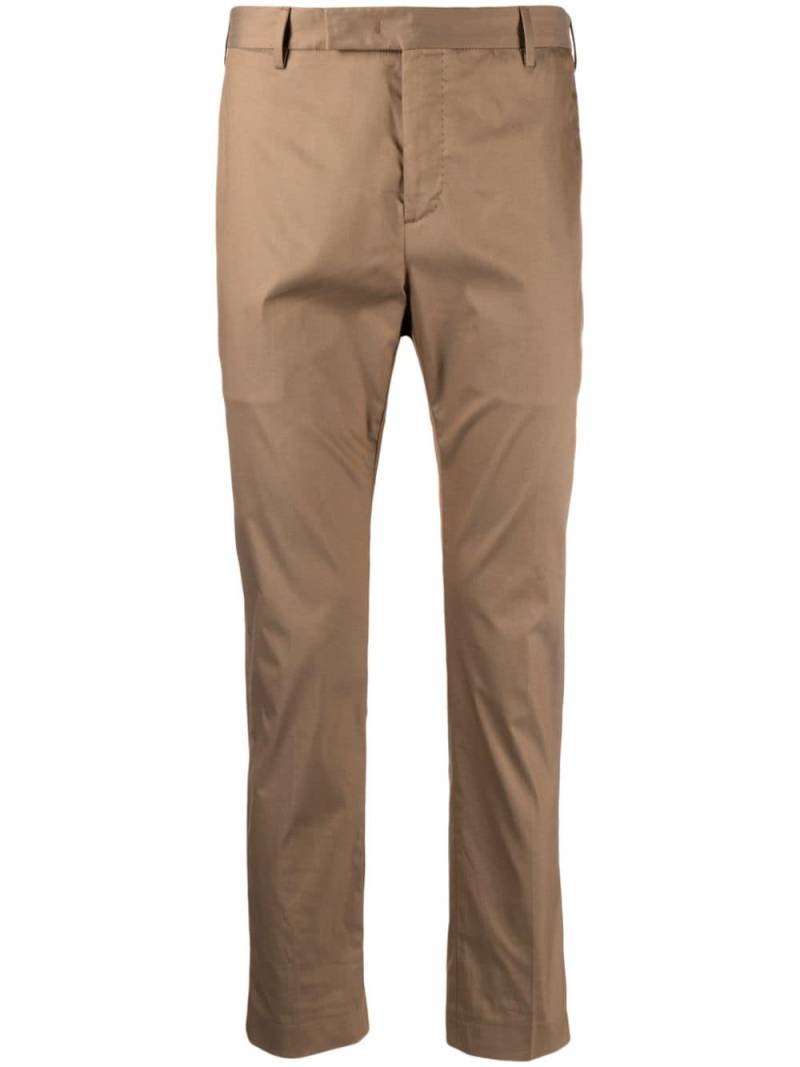 PT Torino cropped slim-fit chinos - Brown von PT Torino