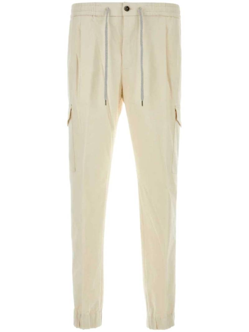 PT Torino drawstring cargo trousers - Neutrals von PT Torino