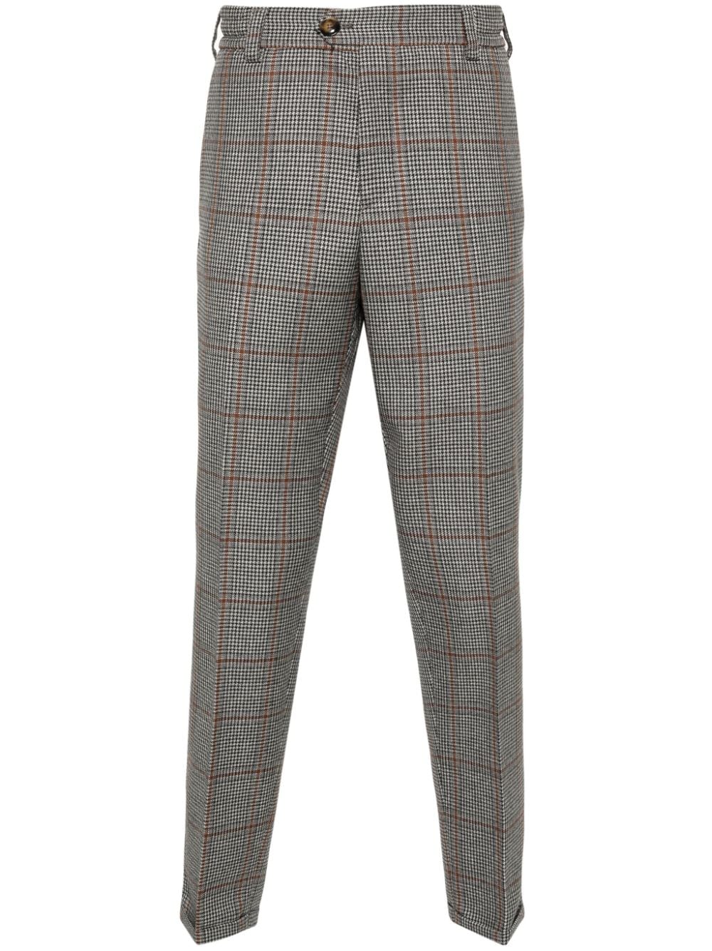 PT Torino houndstooth tailored trousers - Black von PT Torino