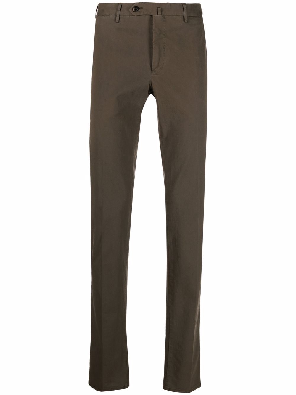 PT Torino mid-rise slim-cut chinos - Brown von PT Torino