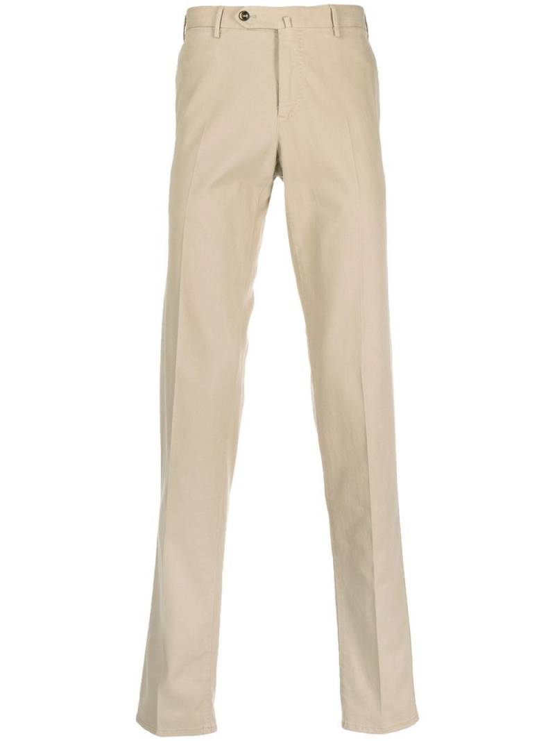 PT Torino mid-rise slim-cut chinos - Neutrals von PT Torino