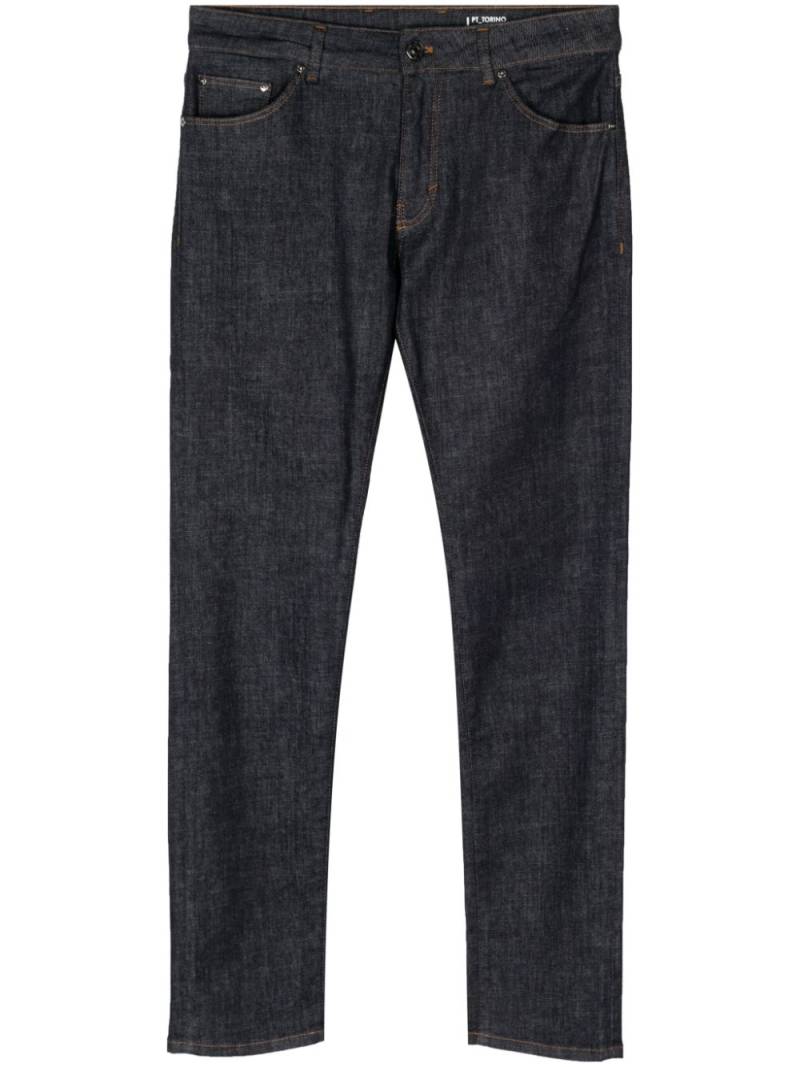 PT Torino mid-rise straight-leg jeans - Blue von PT Torino