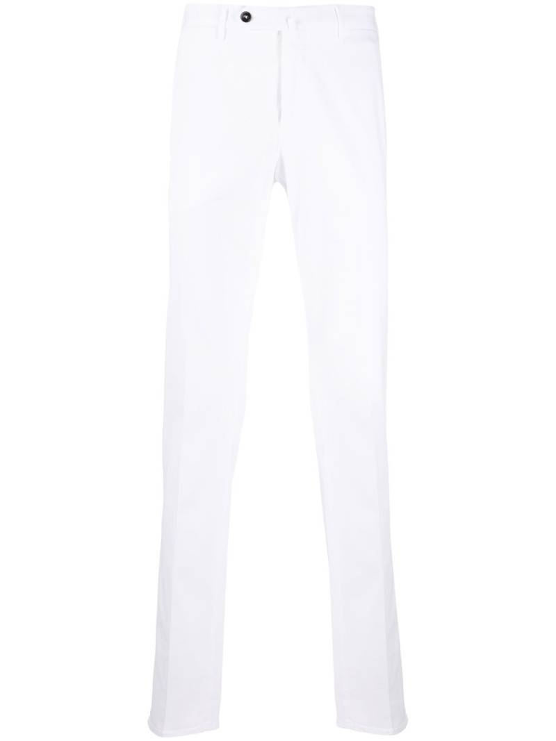 PT Torino mid-rise straight-leg trousers - White von PT Torino