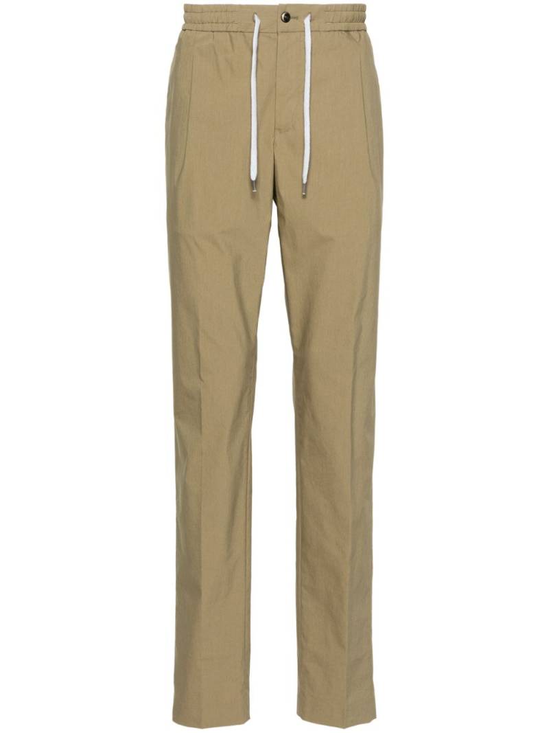 PT Torino mid-rise tapered chinos - Green von PT Torino