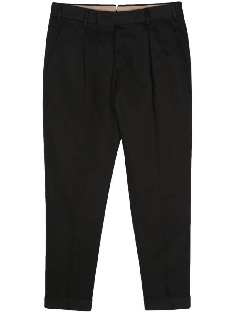 PT Torino mid-rise tapered trousers - Black von PT Torino