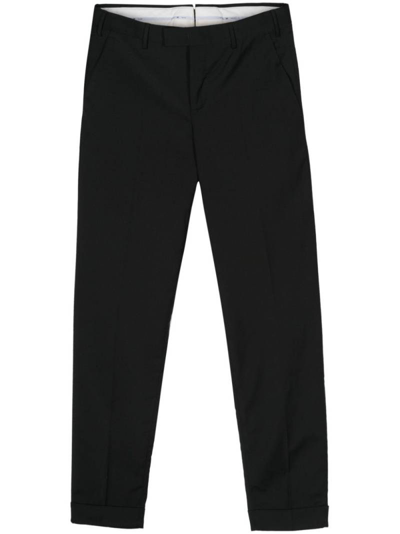 PT Torino mid-rise tapered trousers - Black von PT Torino