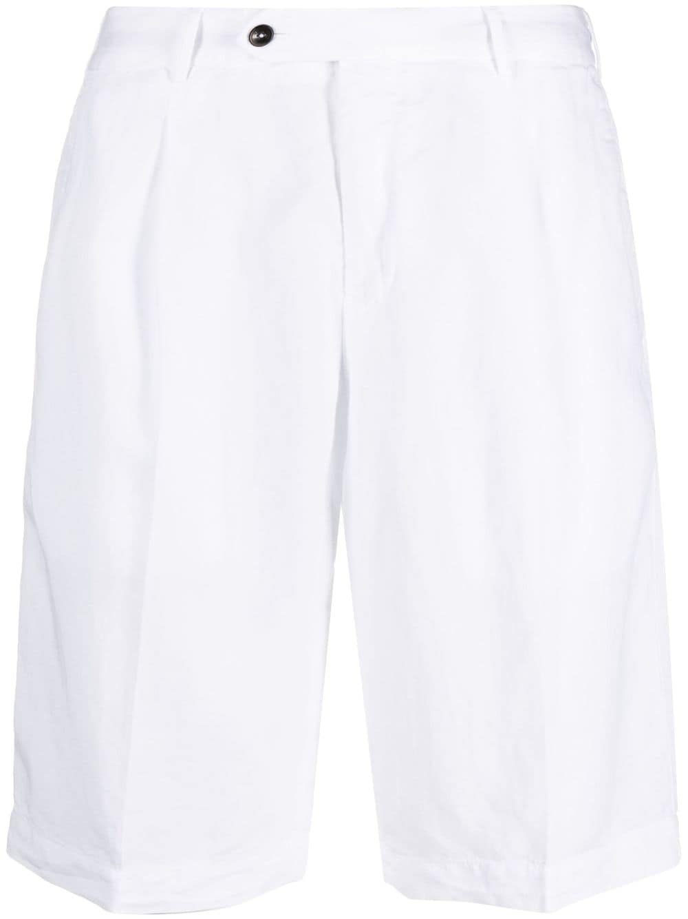 PT Torino pleat-detail lyocell blend shorts - White von PT Torino