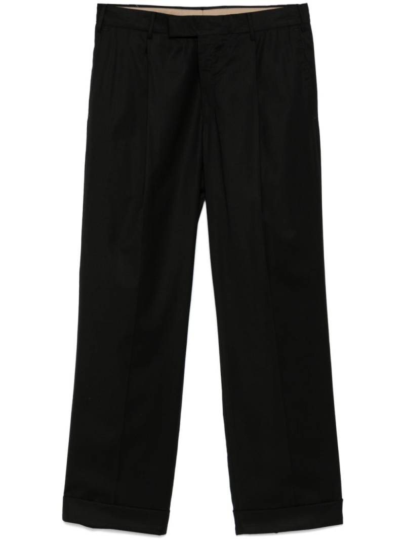 PT Torino pleat-detail trousers - Black von PT Torino