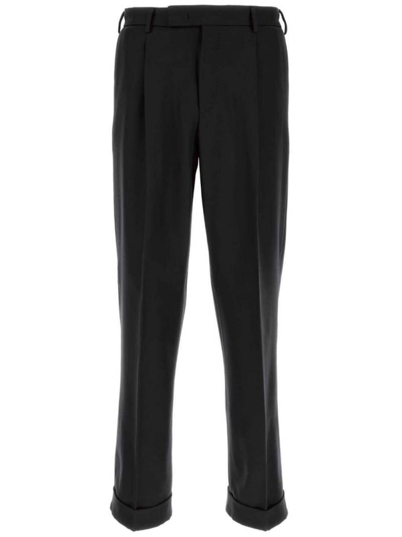 PT Torino pleat-detail trousers - Black von PT Torino