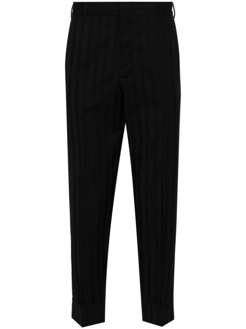 PT Torino plissé wool tailored trousers - Black von PT Torino