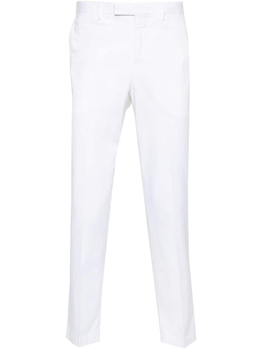 PT Torino pressed-crease slim-cut trousers - White von PT Torino