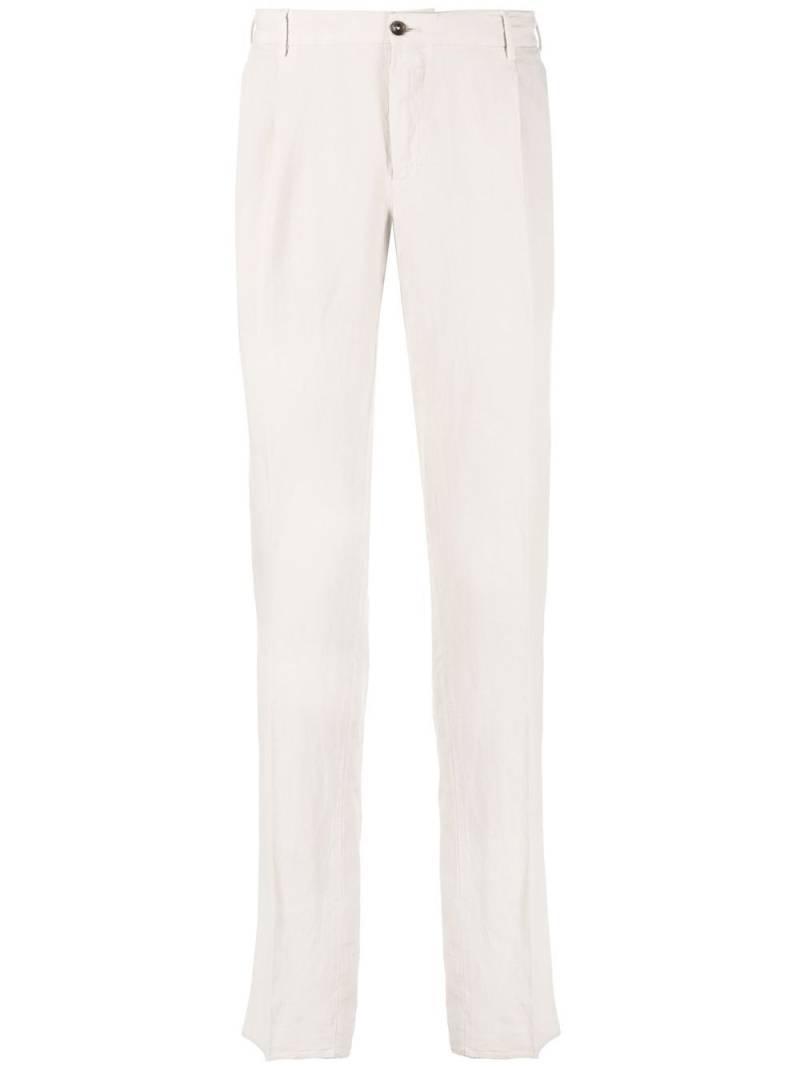 PT Torino pressed-crease straight trousers - Neutrals von PT Torino