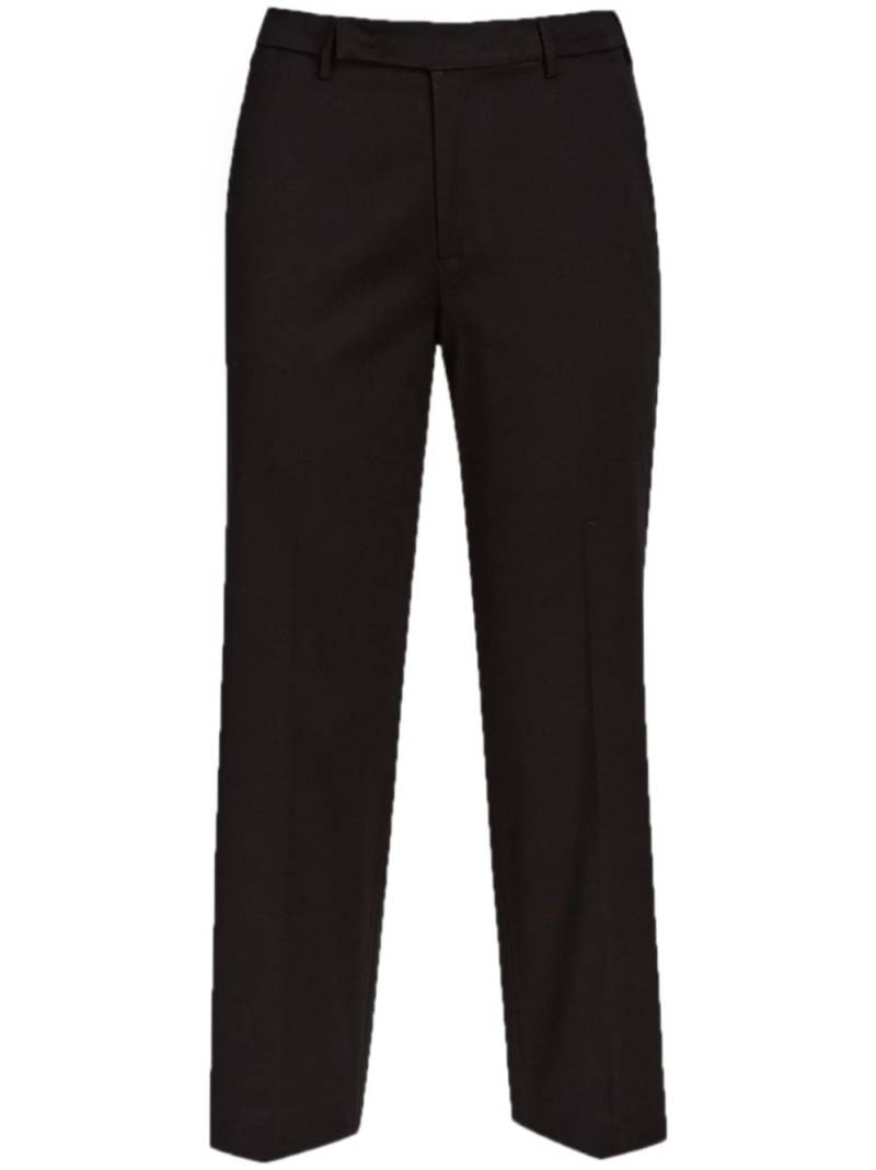 PT Torino pressed-crease tapered trousers - Black von PT Torino