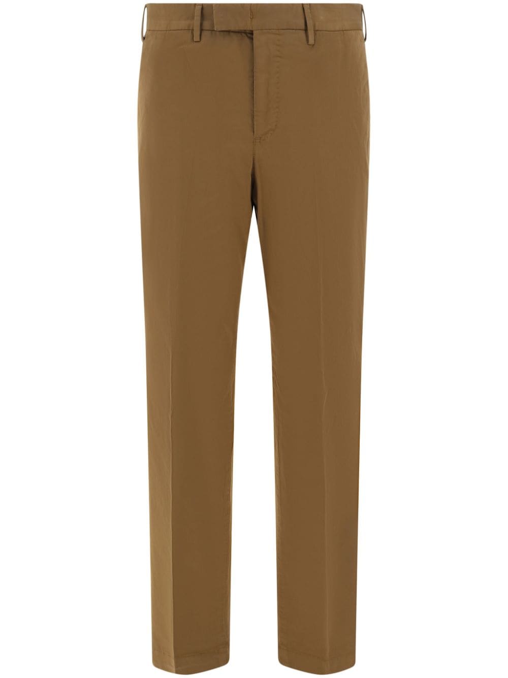 PT Torino pressed-crease tapered trousers - Brown von PT Torino