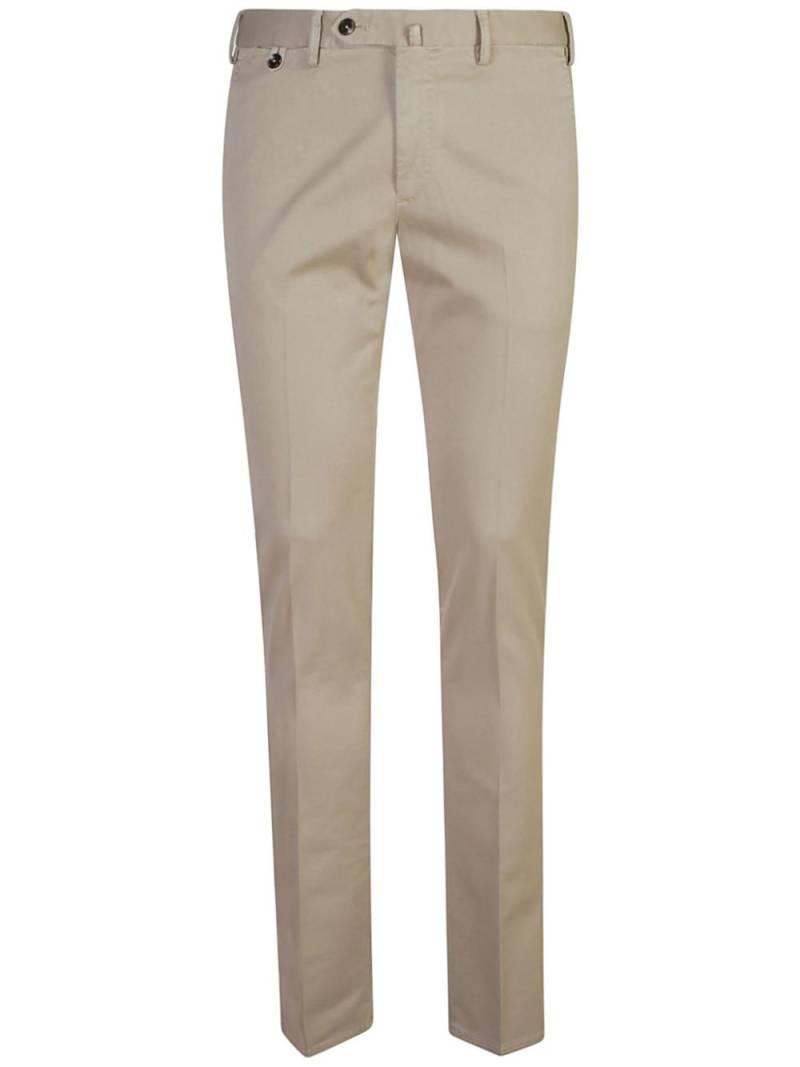 PT Torino pressed-crease tapered trousers - Neutrals von PT Torino