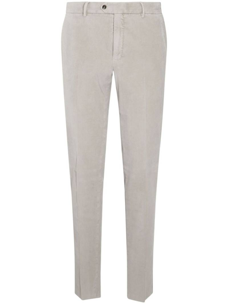 PT Torino pressed-crease tapered trousers - Neutrals von PT Torino