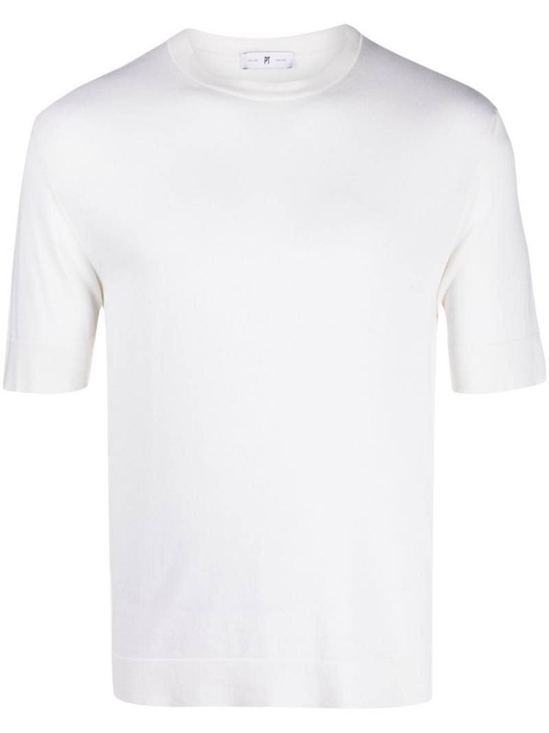 PT Torino round-neck stretch T-shirt - White von PT Torino